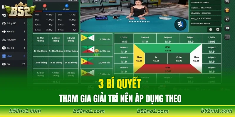 3 bí quyết tham gia giải trí nên áp dụng theo