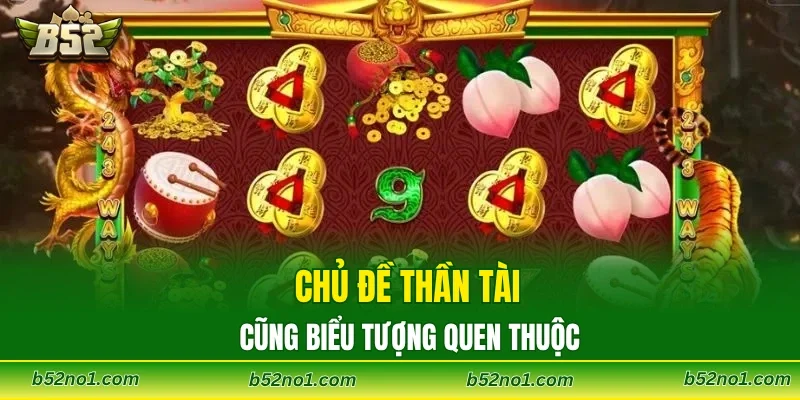 Chủ đề Thần Tài cũng biểu tượng quen thuộc