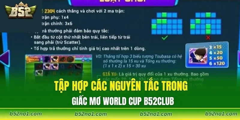 Tập hợp các nguyên tắc trong giấc mơ World Cup B52CLUB